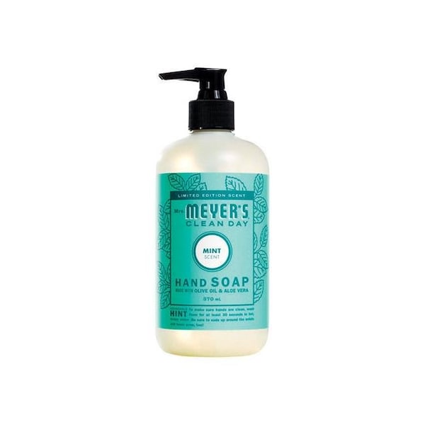 Mrs. Meyers Clean Day 1824044 12.5 oz Mint Scent Hand Soap - Pack of 6 1824044 - main